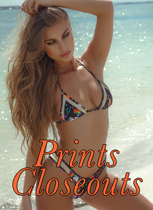 Printed Bikinis - Closeouts