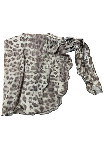 Teeny Sarong Cover-Up in Army Leopard Mesh Print 556-8440-57000
