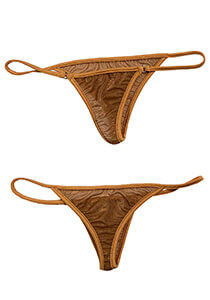 Shimmering Nude Cheeky Thong Panty Pack 