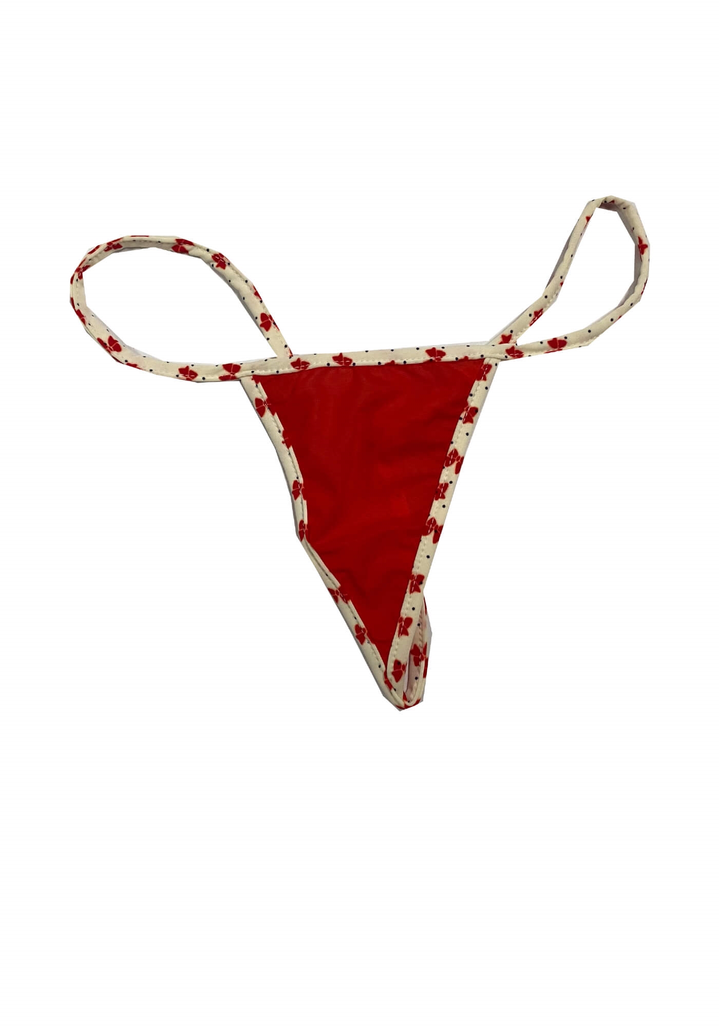 Red Thong Panty Pack - TeenyB Bikini Couture